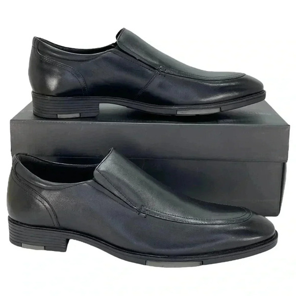 Alfani Wayde Black Leather Men's Loafers Size 7.5M - Picture 8 of 16